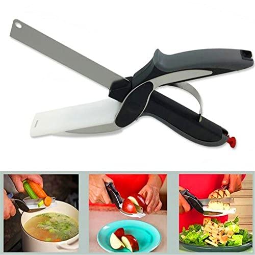 Smart Clever Cutter with Built-in Cutting Board