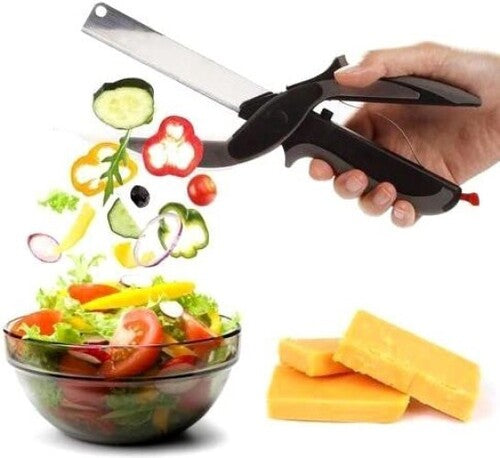 Smart Clever Cutter with Built-in Cutting Board